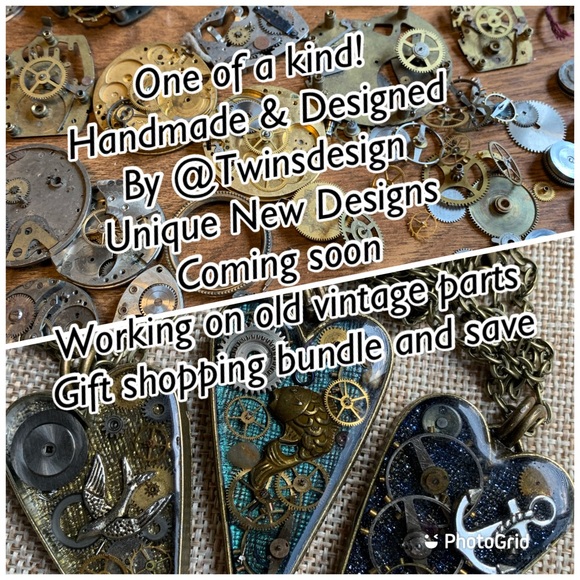 Unique Handmade Jewelry One of a Kind Upcycle Recycle - Picture 3 of 9